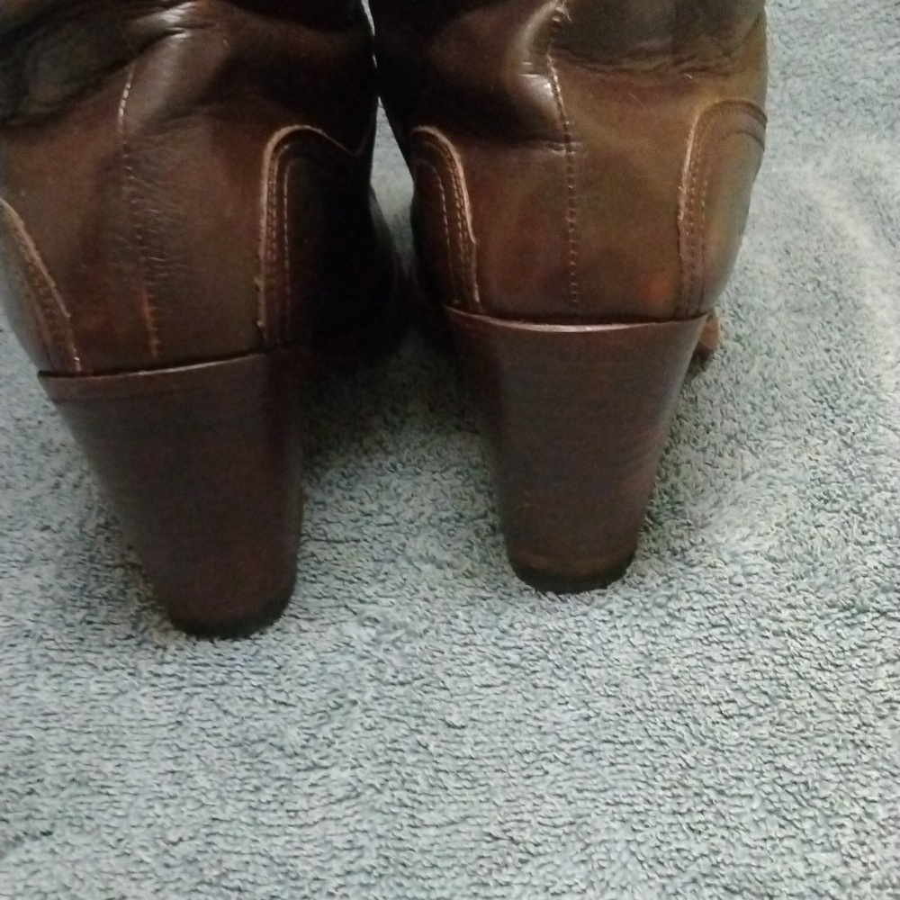 FRYE Vintage Boot made in Spain Slouch boot, Goodyear Welt. Campus sz 9 - Picture 8 of 13
